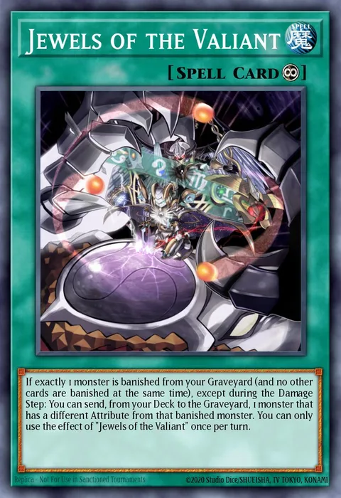 Jewels of the Valiant trading card