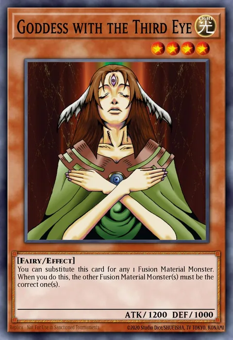 Goddess with the Third Eye trading card