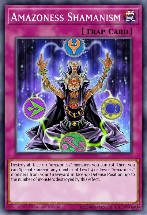 Amazoness Shamanism trading card