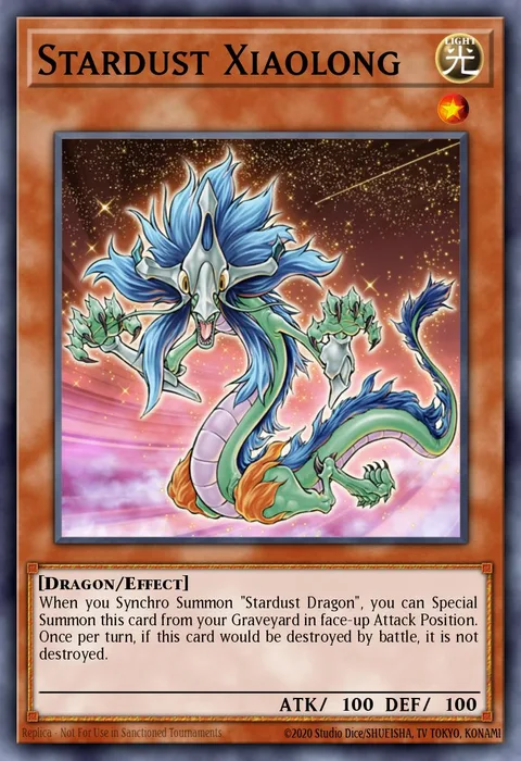 Stardust Xiaolong trading card