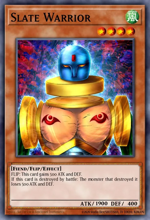 Slate Warrior trading card