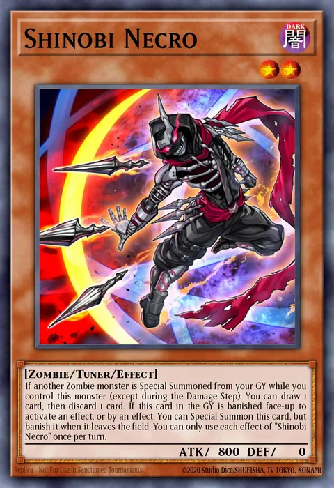 Shinobi Necro trading card