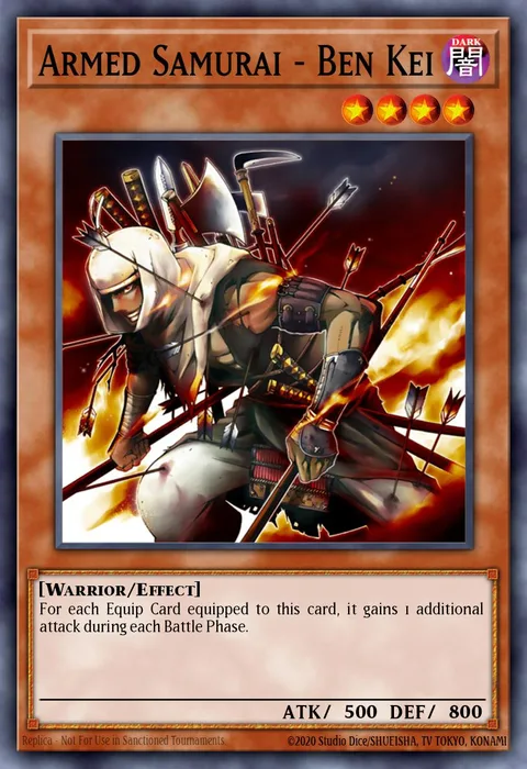 Armed Samurai - Ben Kei trading card