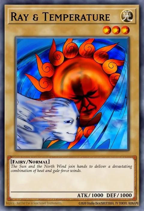 Ray & Temperature trading card