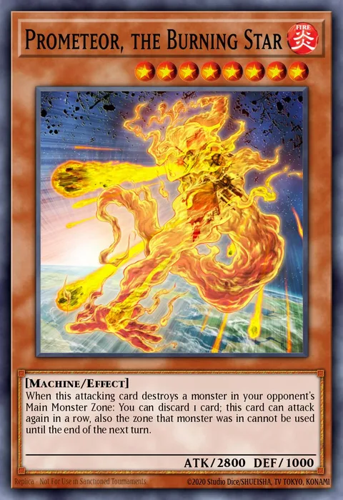 Prometeor, the Burning Star trading card