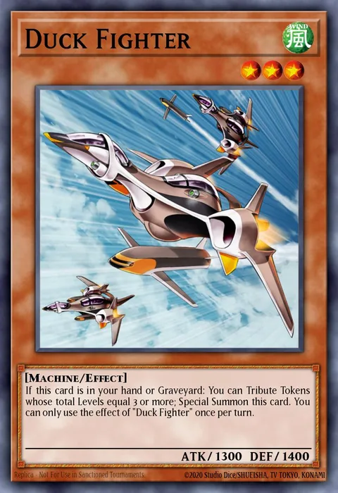 Duck Fighter trading card