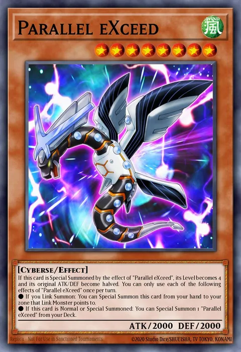 Parallel eXceed trading card