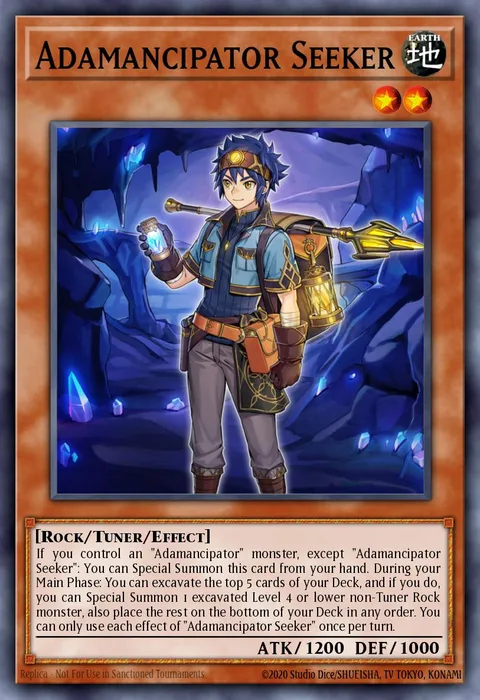 Adamancipator Seeker trading card