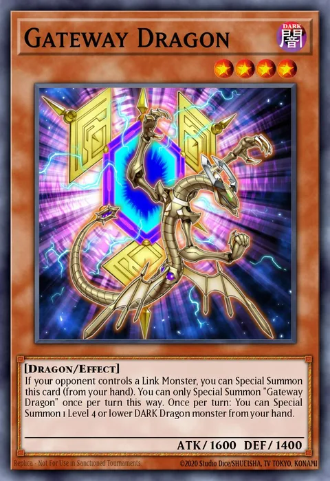 Gateway Dragon trading card