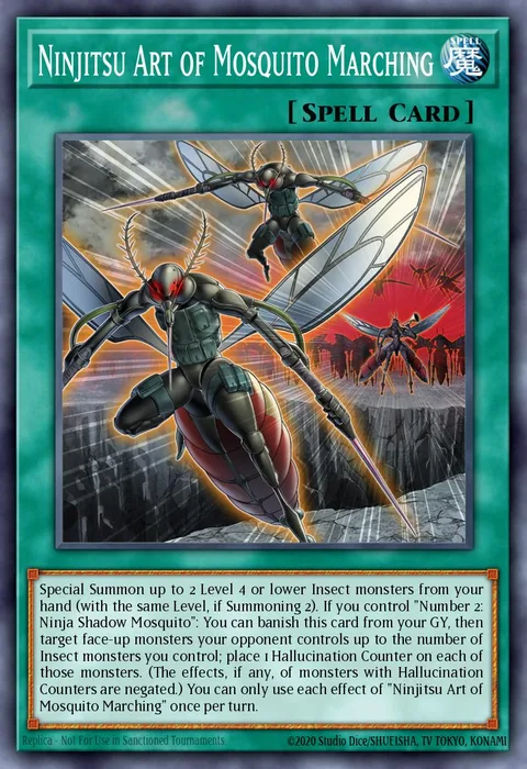 Ninjitsu Art of Mosquito Marching trading card