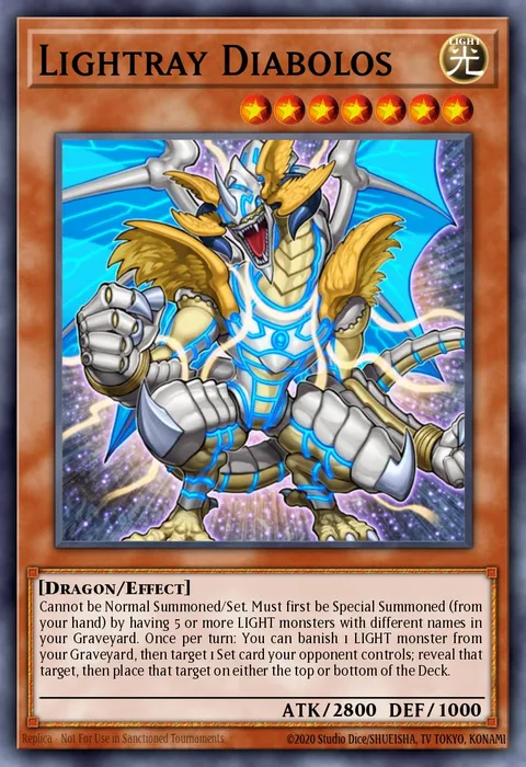 Lightray Diabolos trading card