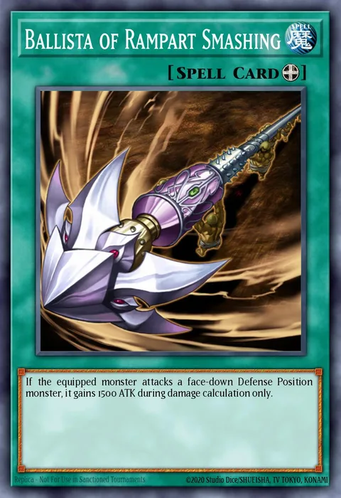 Ballista of Rampart Smashing trading card