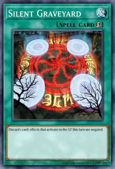 Silent Graveyard trading card