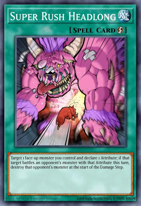 Super Rush Headlong trading card