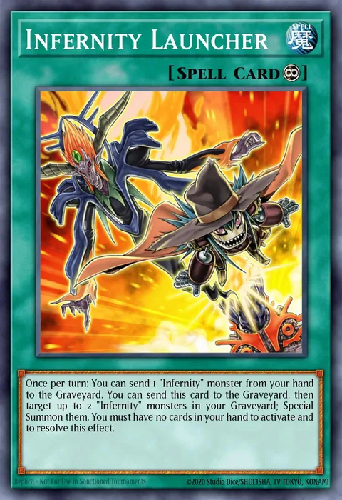 Infernity Launcher trading card