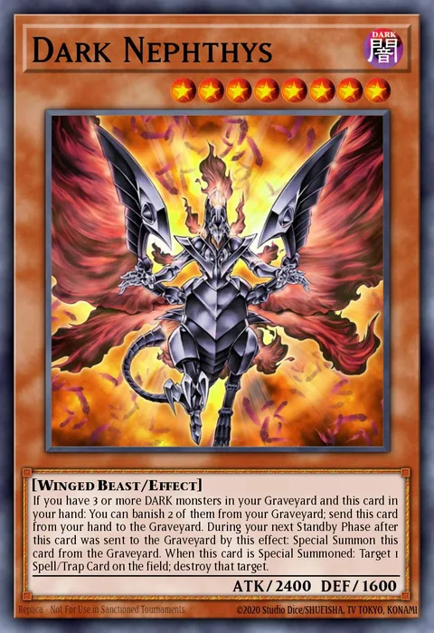 Dark Nephthys trading card