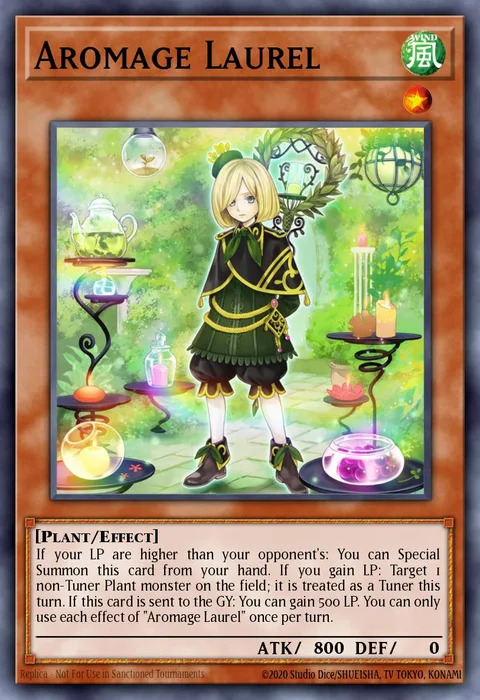 Aromage Laurel trading card