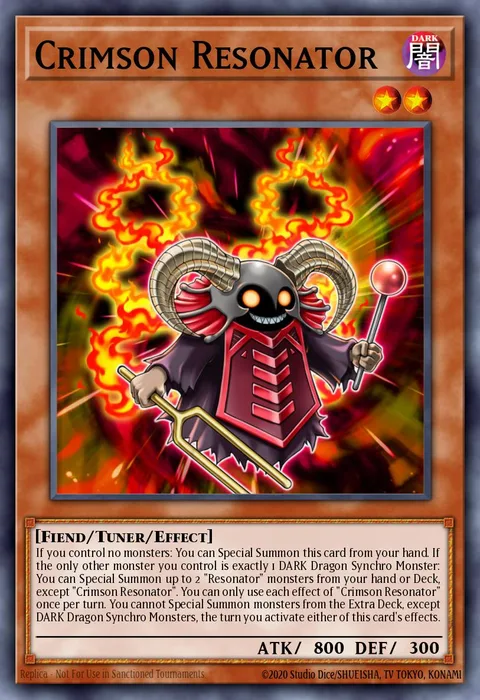Crimson Resonator trading card
