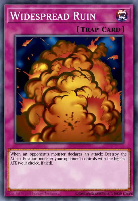 Widespread Ruin trading card