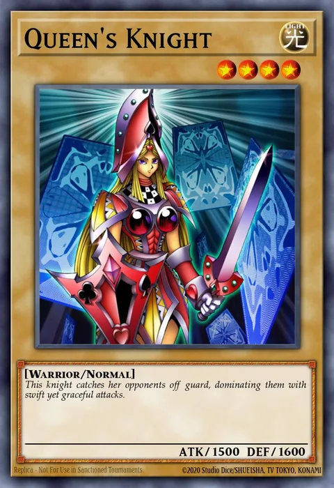 Queen's Knight trading card
