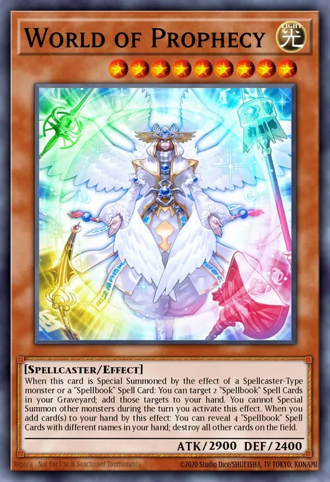 World of Prophecy trading card