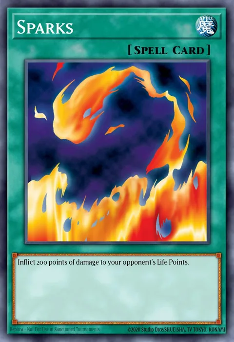 Sparks trading card