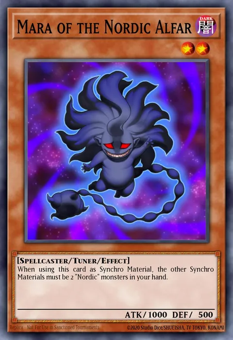 Mara of the Nordic Alfar trading card