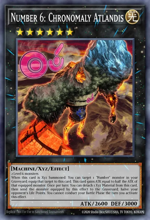 Number 6: Chronomaly Atlandis trading card