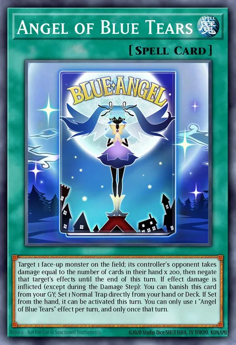 Angel of Blue Tears trading card