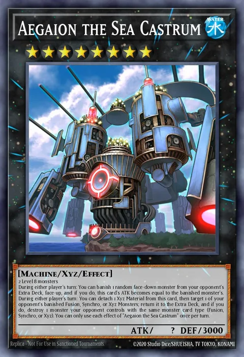 Aegaion the Sea Castrum trading card