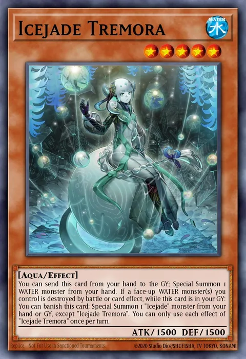 Icejade Tremora trading card