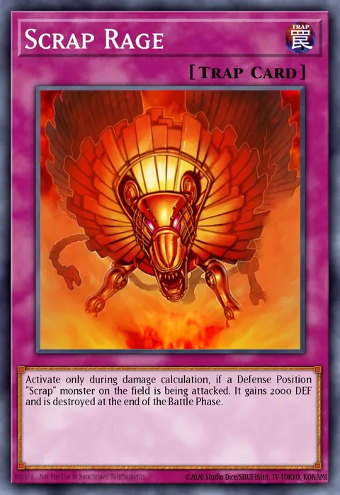 Scrap Rage trading card