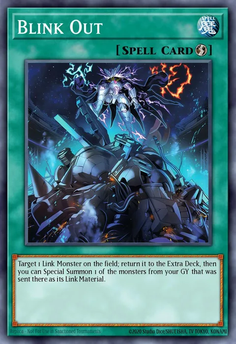 Blink Out trading card