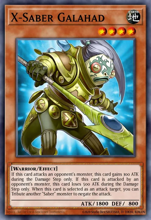 X-Saber Galahad trading card