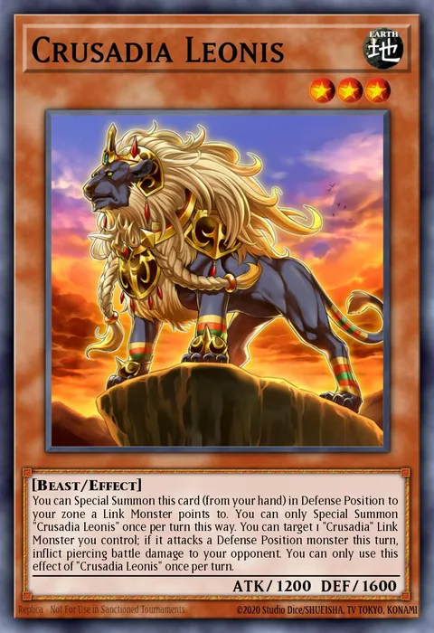 Crusadia Leonis trading card