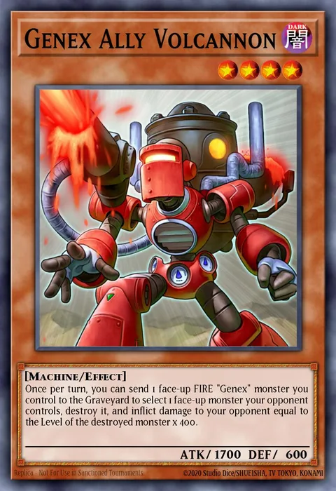 Genex Ally Volcannon trading card