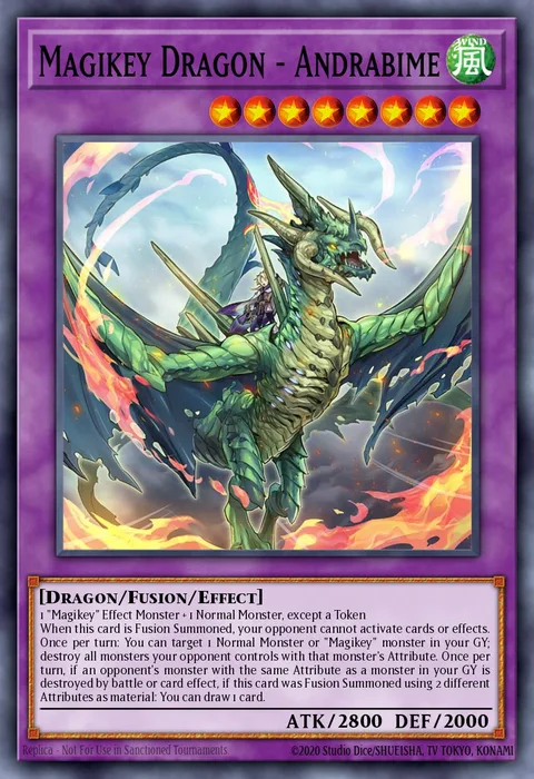 Magikey Dragon - Andrabime trading card
