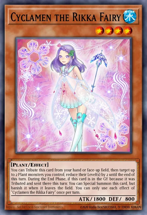 Cyclamen the Rikka Fairy trading card