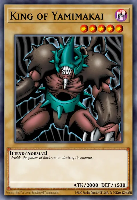 King of Yamimakai trading card