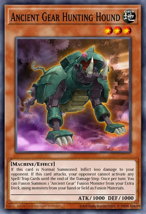Ancient Gear Hunting Hound trading card