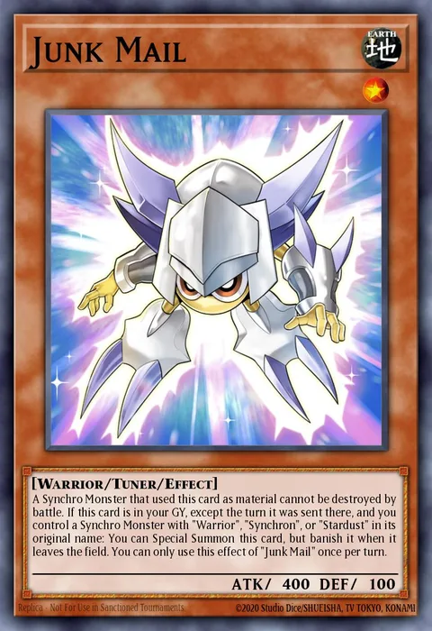 Junk Mail trading card