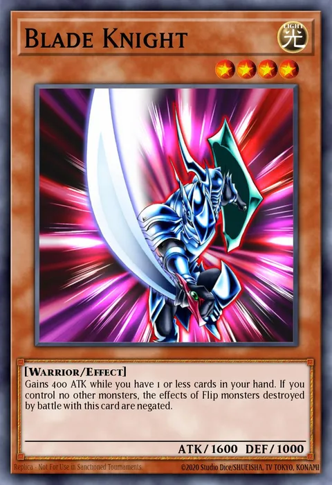 Blade Knight trading card