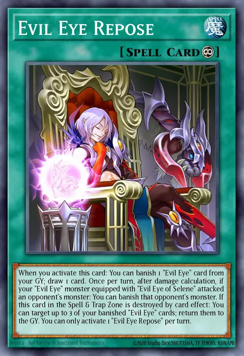 Evil Eye Repose trading card