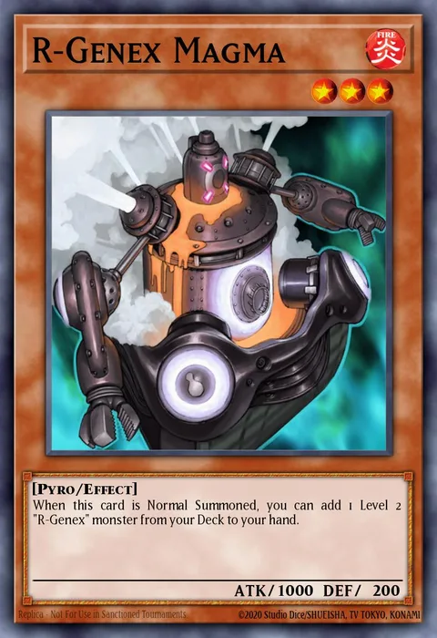 R-Genex Magma trading card