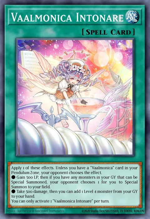 Vaalmonica Intonare trading card