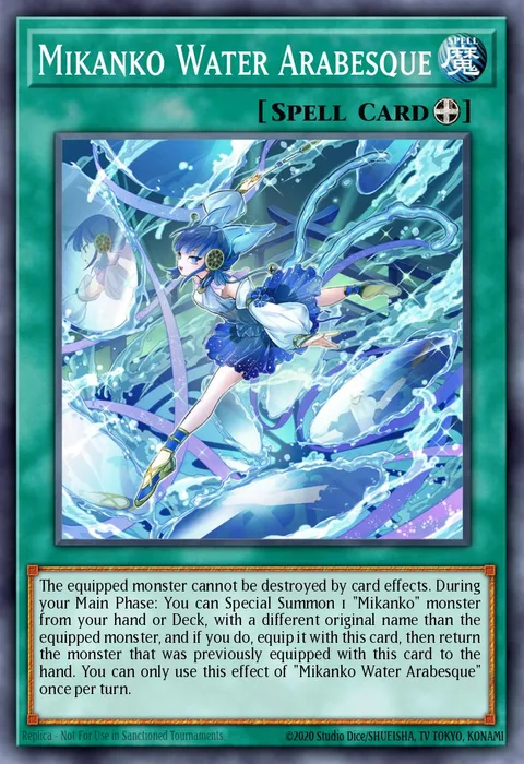 Mikanko Water Arabesque trading card