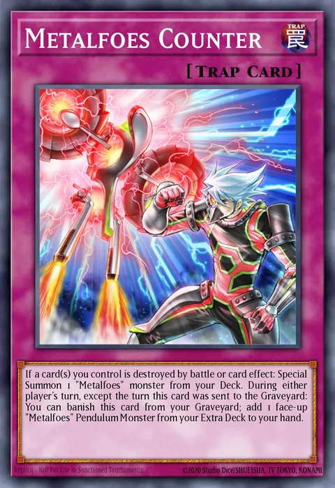 Metalfoes Counter trading card