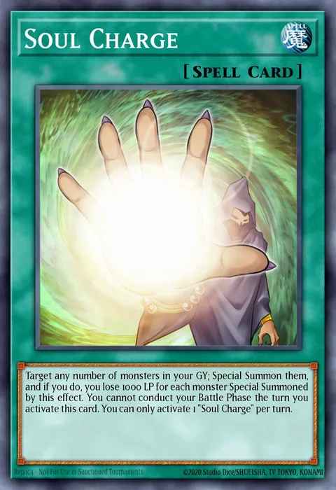 Soul Charge trading card