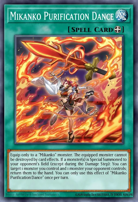 Mikanko Purification Dance trading card