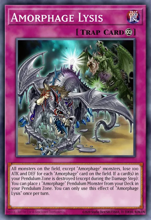 Amorphage Lysis trading card